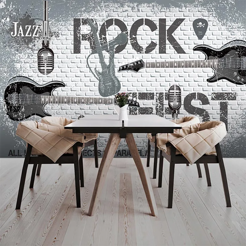 Прямая доставка 3D фото обои ретро динамическая Рок Музыкальная Группа большие