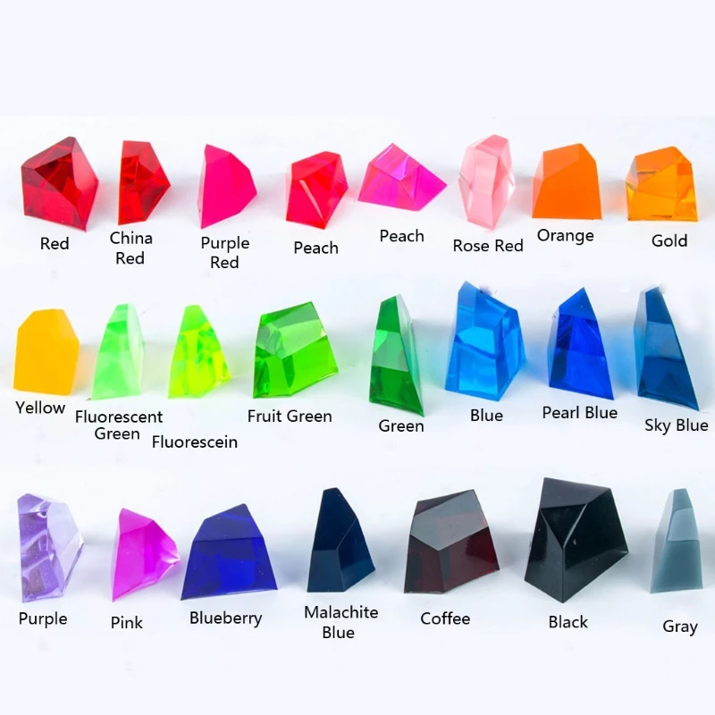 

24 Color Large Bottle 30ml Resin Pigment Kit Transparent Epoxy UV Resin Coloring Dye Pigment Colorant Fading Resistance