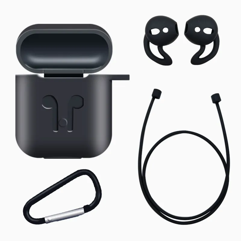 Аксессуары для наушников чехол Apple AirPods силиконовый ударопрочный защитный