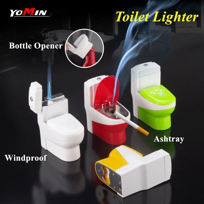 

Personalized mini keychain inflatable lighter creative beer can lighter