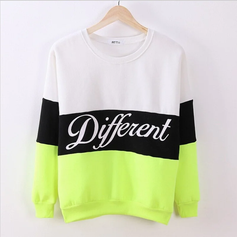 Patchwork Different Hoodies Sweatshirts 2022 Women Casual Kawaii Harajuku Fashion Punk For Girls Clothing European Tops Korean