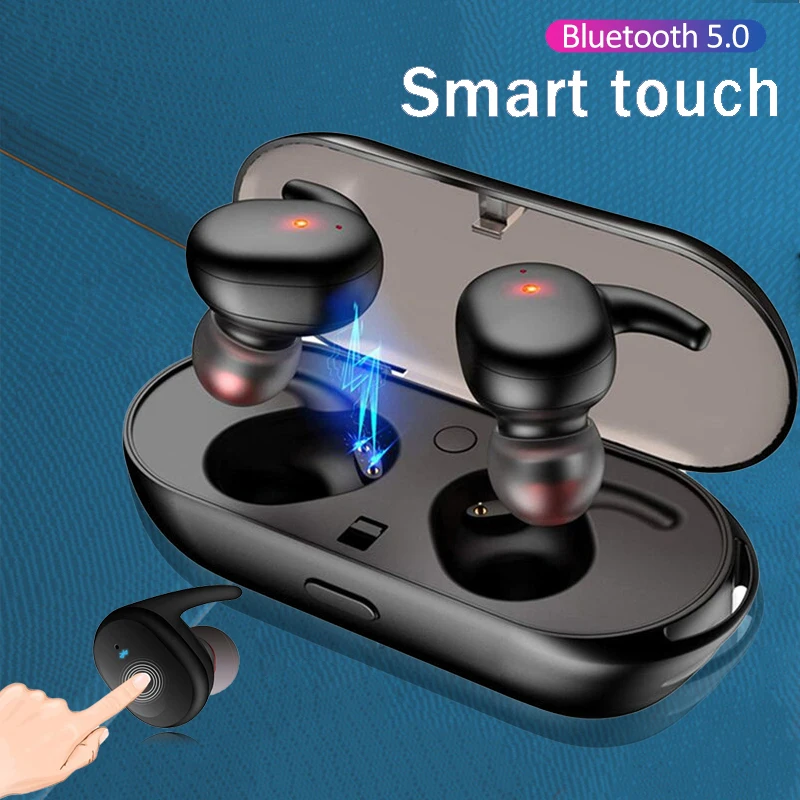 

Y30 TWS Blutooth 5.0 Earphone Noise 3D Stereo Sound Music Wireless Headphones Sports In-ear Earbuds Earphones for Smartphones