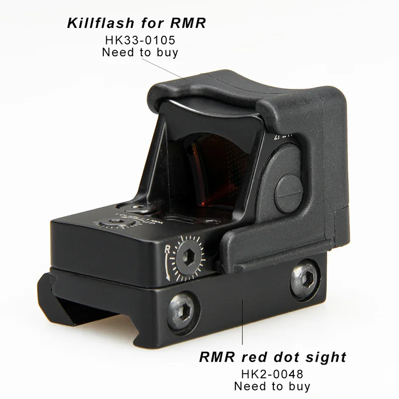 Tactical Black Tan mini red dot scope killflash RMR sight kill flash for Reddot Outdoor Hunting Accessory GZ33-0105 | Спорт и