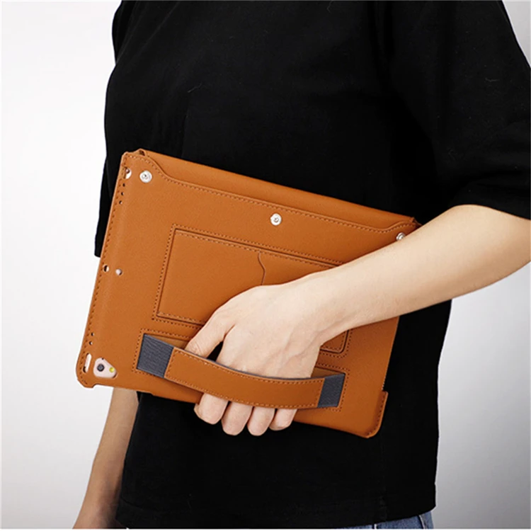 Multi for iPad case 9.7 leather tablet case 5th 6th generation funda for iPad 5 6 Cover for iPad air 2 1 with hand strap