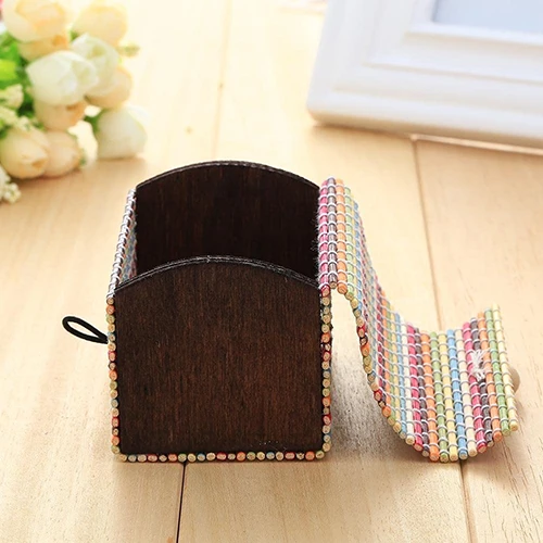 Креативный бамбуковый деревянный вместительный Чехол-органайзер для хранения |