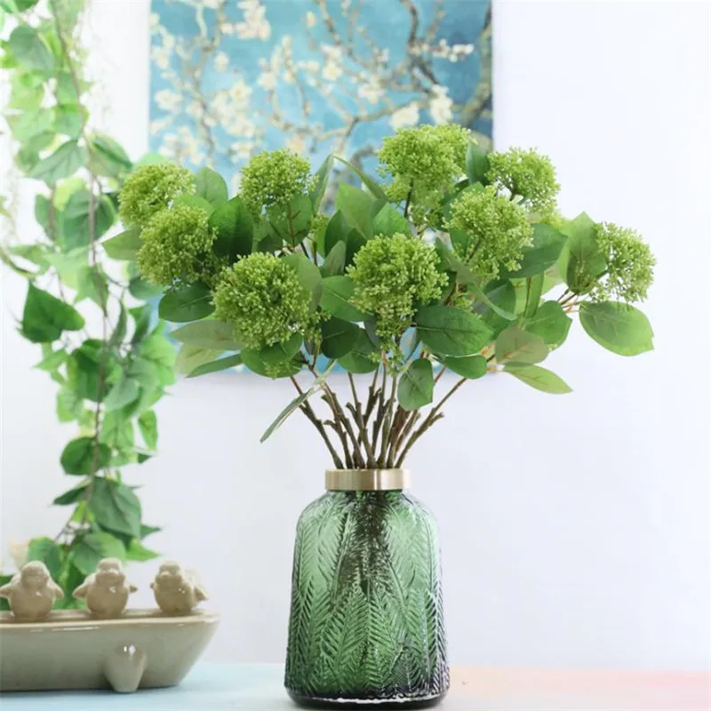 Искусственные короткие коралловые фрукты 7 шт. пластиковые цветы для украшения