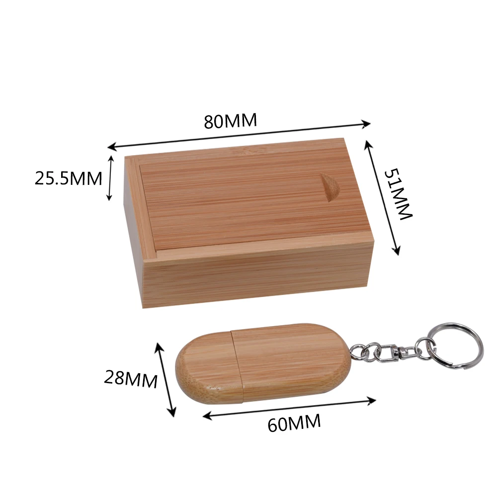 

bulk 20pcs free logo USB 2.0 Flash Drive + wooden Packing Box USB Memory Stick pen drive 16GB 32GB 64GB 128GB photography gift