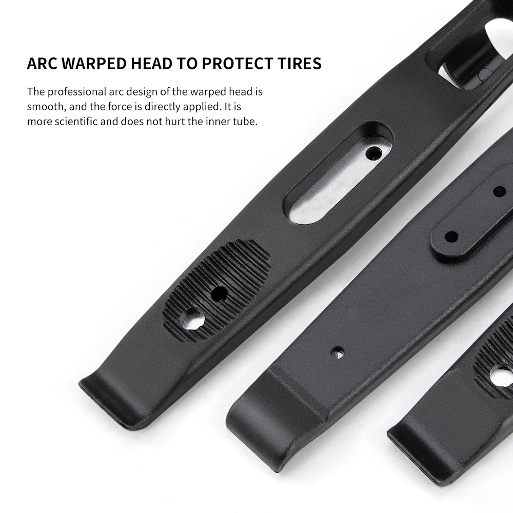 

3pcs Bicycle Tire Lever Black Nylon Compact Durable Tire Pry Bar MTB Bike Wheel Repairing Tool Tire Opener Remover Bicycle Tool