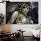 Алмазная живопись, новинка, темный ужас, фантазия, вампир, готика, Женская Алмазная вышивка, мозаика, вышивка крестиком, портрет, украшение для дома