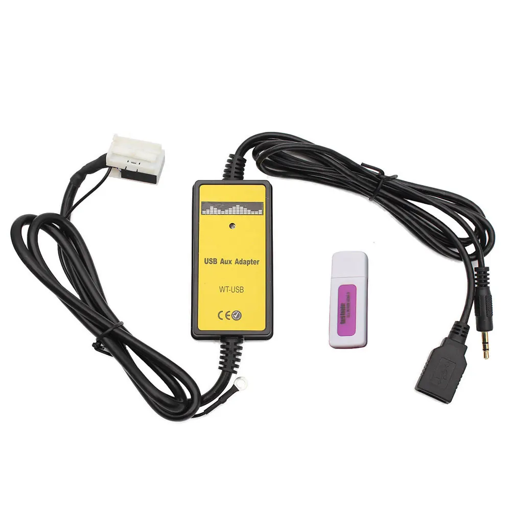 

Auto Interface Adapter Car Interface Adapter Durable Interface Adapter Audio MP3 Cable 12P AUX Professional for VW