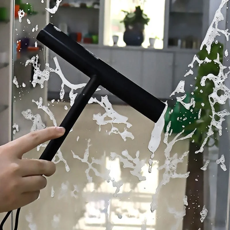 

Household Glass Cleaning Artifact,Mirror Glass Windows,Cleaning Tools, Bathroom Floor, Cleaning Wiper Soft Rubber One-sided Wipe