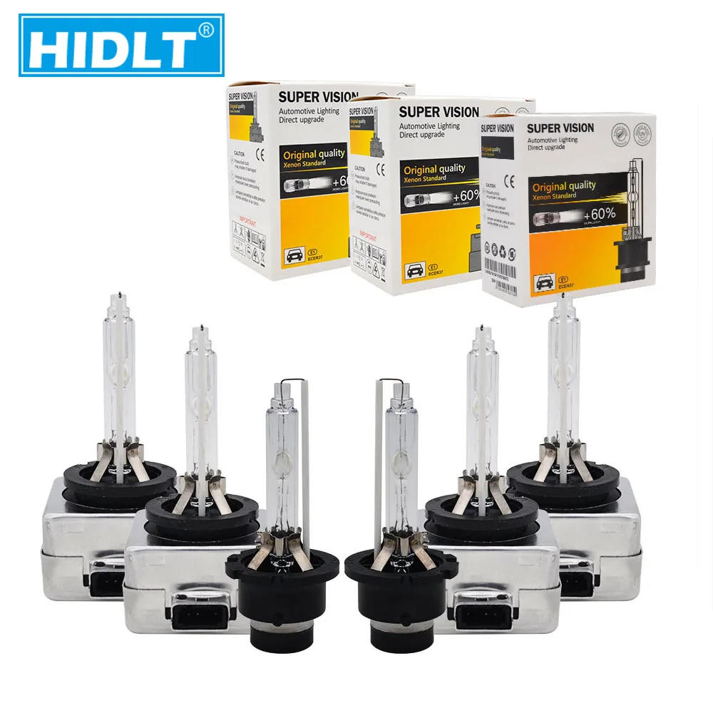 HIDLT 2 шт. 55 Вт D1S D2S D3S D4S ксеноновых фар Высокопрочная конструкция лампы 4300K 5000K 6000K