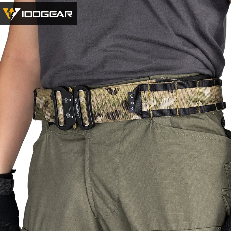 IDOGEAR Тактические 2 дюймов ремень с быстроразъемной пряжкоймарки MOLLE военный Охота