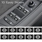 Эпоксидная 3d-наклейка на руль для Nissan Qashqai J11 J10 Juke Tiida GTR