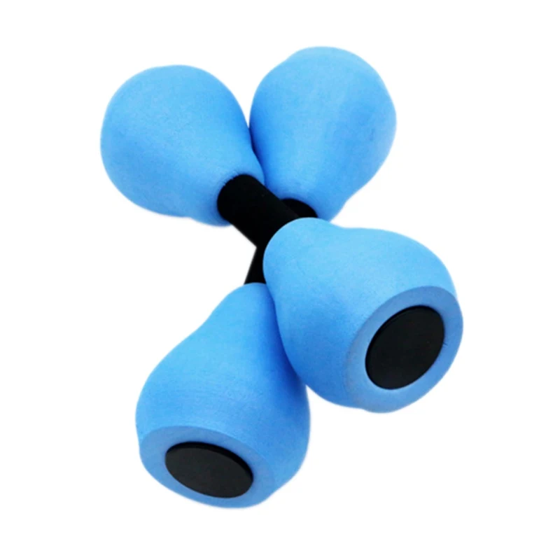 

1 Pair Aquatic Exercise Dumbells Water Foam Dumbbells Pool Resistance Swimming Training Water Fitness Equipment