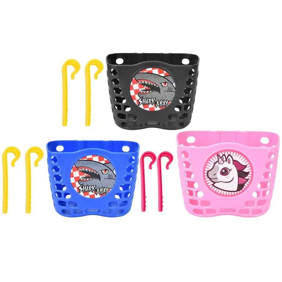 

Children Bike Basket Cute Front Bag Hanging Basket Durable Bike Bicycle Shopping Holder Bag for Children Kids Bike Accessories