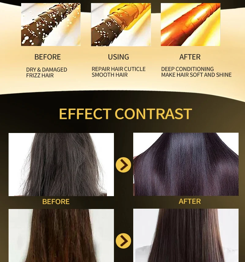 HAIRINQUE волшебная маска для волос увлажняющая питательная 5 секунд восстановление мягких волос поврежденные Reapir кератин Уход за волосами и кожей головы