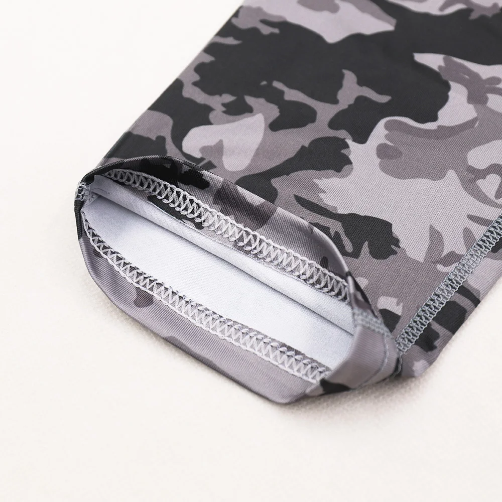 Мужские спортивные камуфляжные компрессионные брюки ARSUXEO базовый слой 3/4 трико