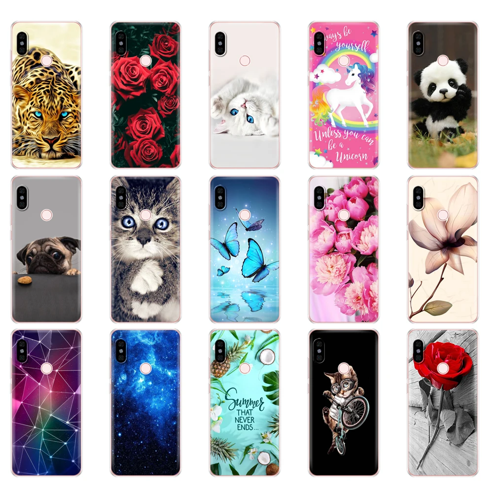 silicon case For xiaomi Redmi Note 5 global version Case soft tpu Cover Cases For redmi note 5 pro shell