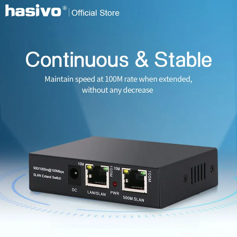 Одна пара сетевой коммутатор Ethernet PoE удлинитель 500/1000 м 1 порт 10/100 вход Rj45 выход
