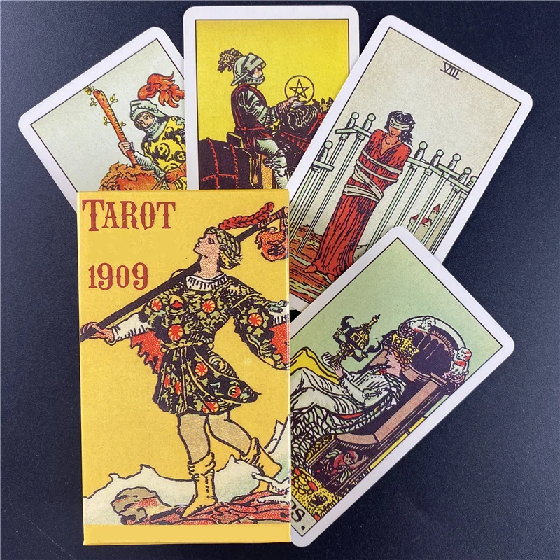 Лидер продаж 78 карт Райдера Таро 1909 для гадания Личное использование полная
