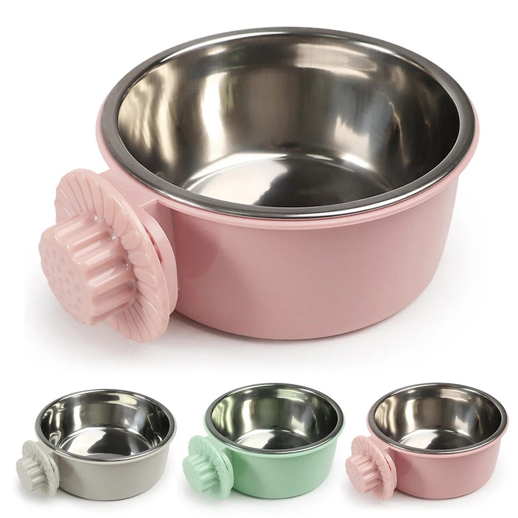 Подвесная миска из нержавеющей стали для домашних животных|Принадлежности