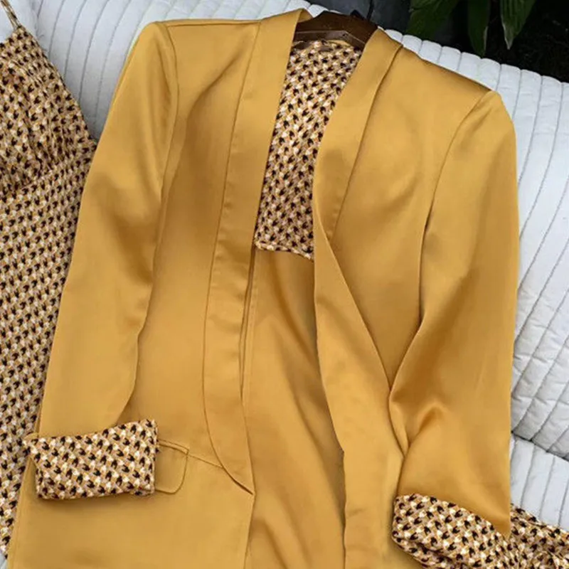 

Women Trendy Dress Suit Jacket Coat Top And Houndstooth Sexy Sundress Two Piece Set Plus Size Outfit Summer Clothing Tracksuit