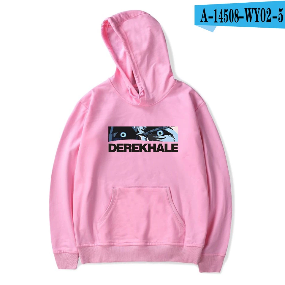 Derek hale толстовки для мужчин Новое поступление Толстовка Harajuku с капюшоном Красная толстовка ТВ серия подростковый волк персонаж печати Топы - Цвет: pink