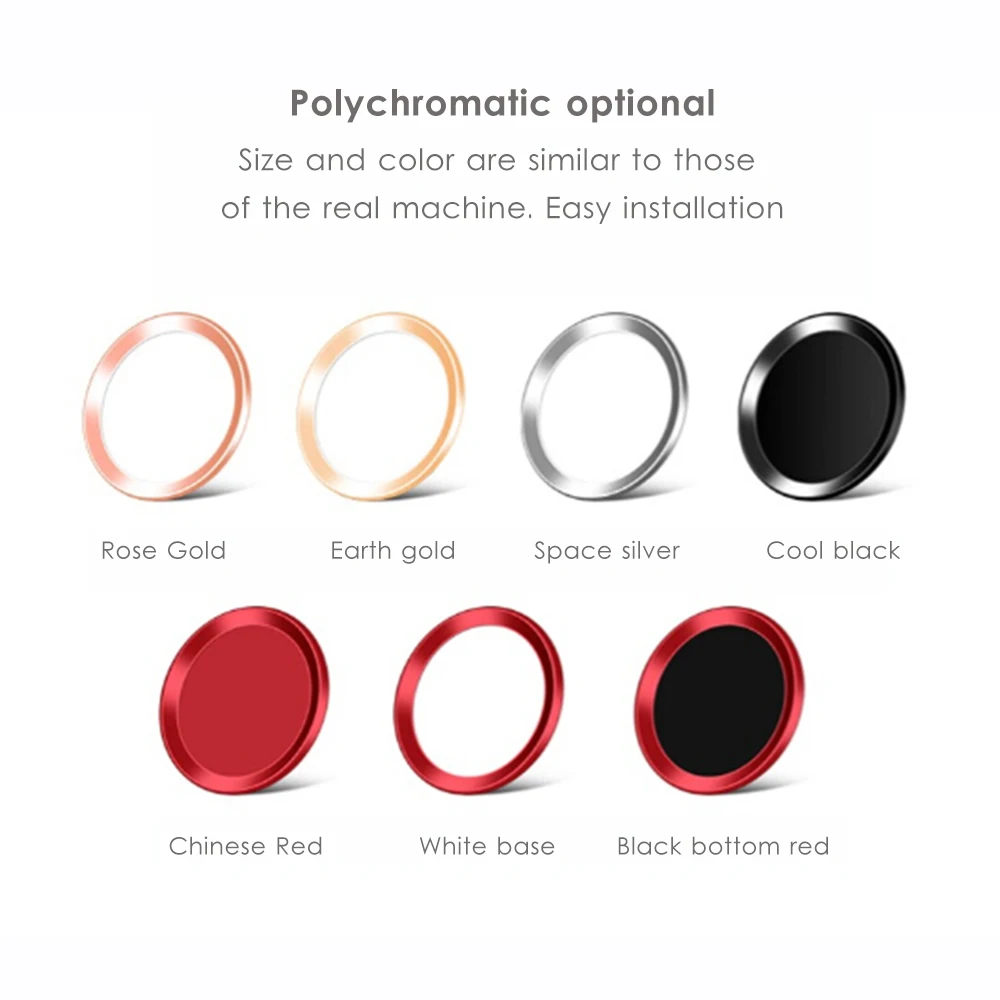 Универсальный наклейки на кнопку &quotдомой&quot для iPhone 8 7 6 6S Plus 5S SE 5 по отпечатку