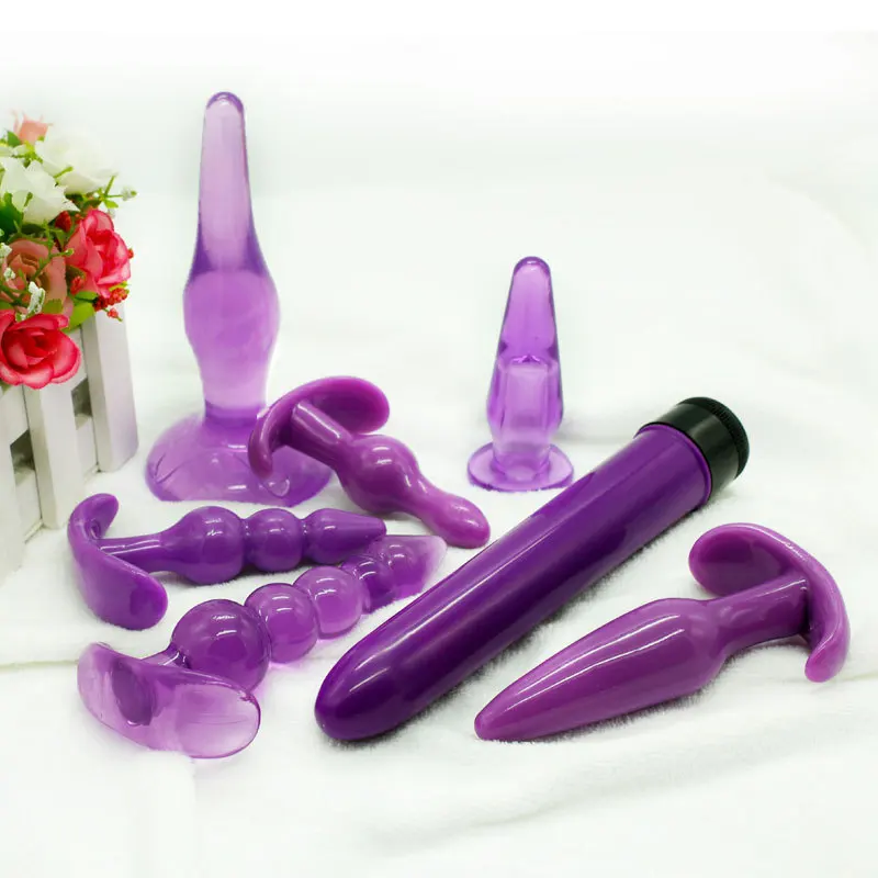 7 шт. женский Анальная пробка Пробка Набор для тренировок начинающих мужчин