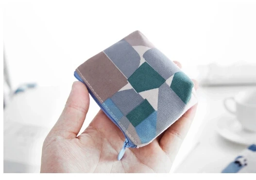 2 шт. кошельки маленькая сумка кошелек для монет тканевый Кошелек леди модный