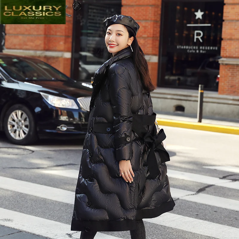 

Korean Women's Winter Down Jacket Slim Womens Coats Stand Collar Jackets Woman Parkas Womens Clothes Doudoune Femme 2021