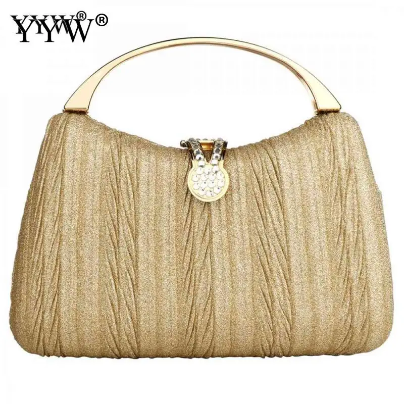 

YYW Diamonds Handbags Women Bag 2020 Fashion Luxury Evening Clutch And Purse Banquet Glitter Party Clutches Chian Shoulder Bags