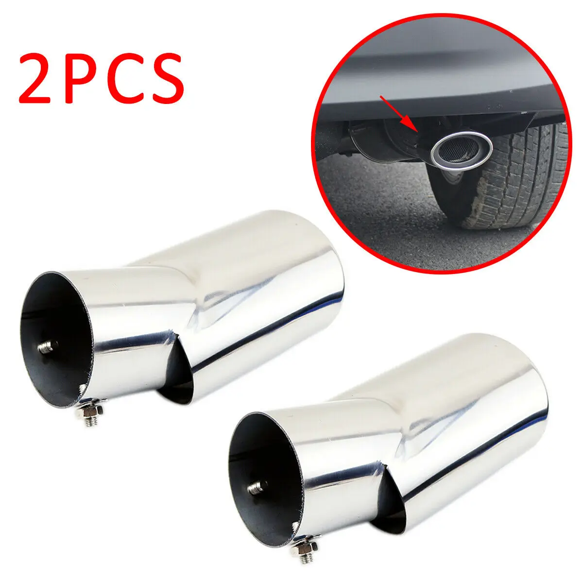 2 шт. автомобильный глушитель выхлопной трубы для Honda CRV CR V 2017 2018 Range Rover 2002 2010