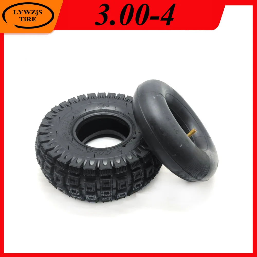3 00 4 шины и внутренняя трубка для 47cc 49cc мини велосипед картинг тележка Knobbly скутер