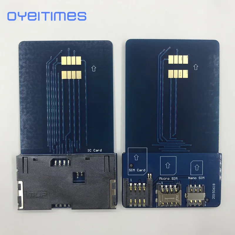 Адаптер OYEITIMES для SIM-карты конвертер удлинитель смарт-карт IC Mini Micro Nano 2FF/3FF/4FF
