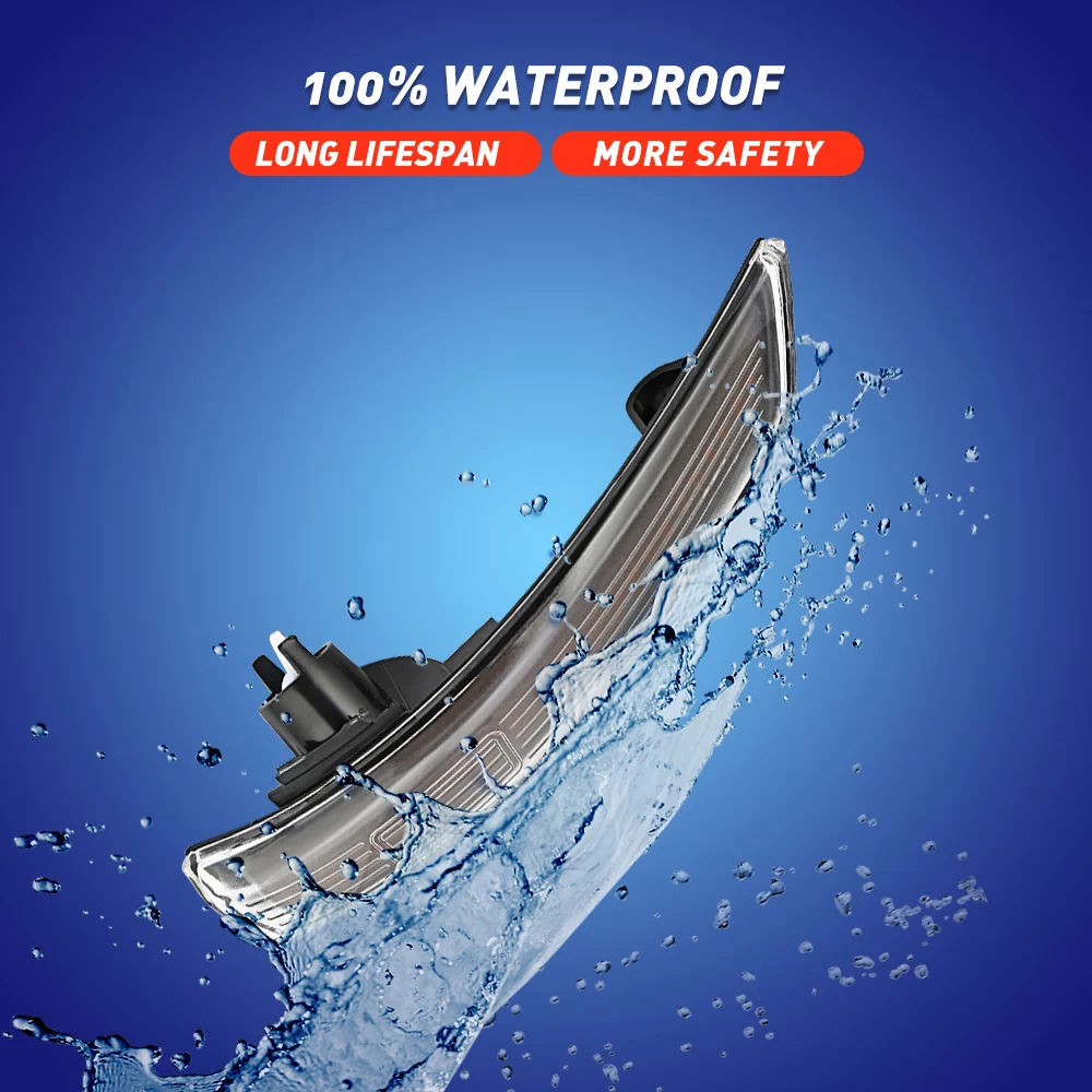 Светодиодный динамический поворотник PMFC для бокового крыла заднего вида 2 шт.