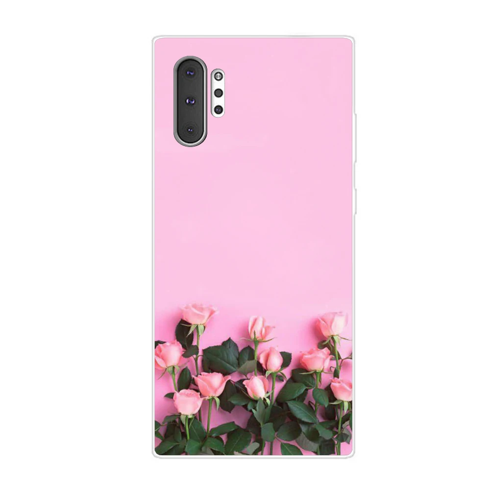 Чехол для samsung Note 10 Plus Силиконовый ТПУ чехол телефона Galaxy Note10 Pro задняя крышка Funda