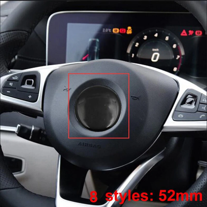 52 мм эмблема в центре рулевого колеса Apple Tree Star Логотип Автомобильный Стайлинг