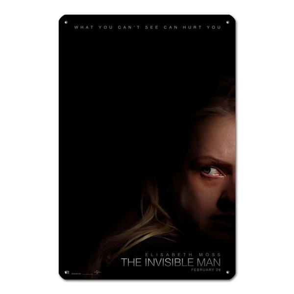 

The Invisible Man Metal Tin Sign Metal Sign Metal Posters Iron Decoration Bar Sign Wall Decor Home Pubs & Bars Tin Wall Metal