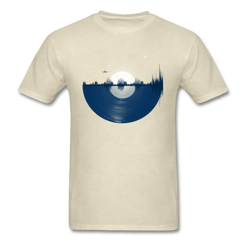 

City Tunes T-shirt 100% Cotton Fabric Men T Shirts Retro Vinyl Records Painting Music Tshirt Hip Hop Band Groups Funky Tops Tees