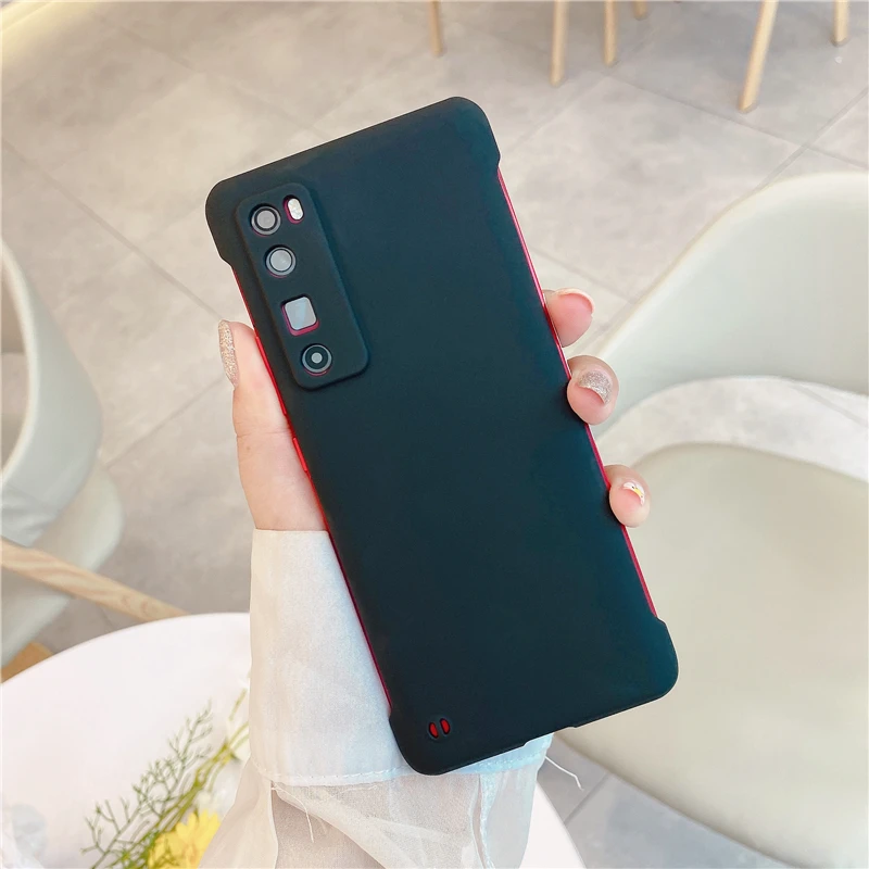 Mate 30 Nova 5T Y6 Y7 Y5 2019 тонкий жесткий однотонный матовый чехол из поликарбоната