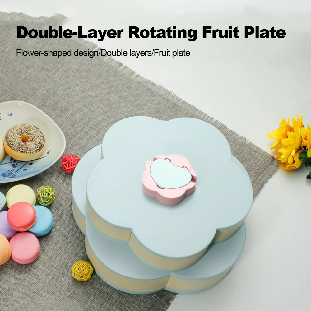 Однослойная/двухслойная коробка для конфет с лепестками чехол орехов контейнер