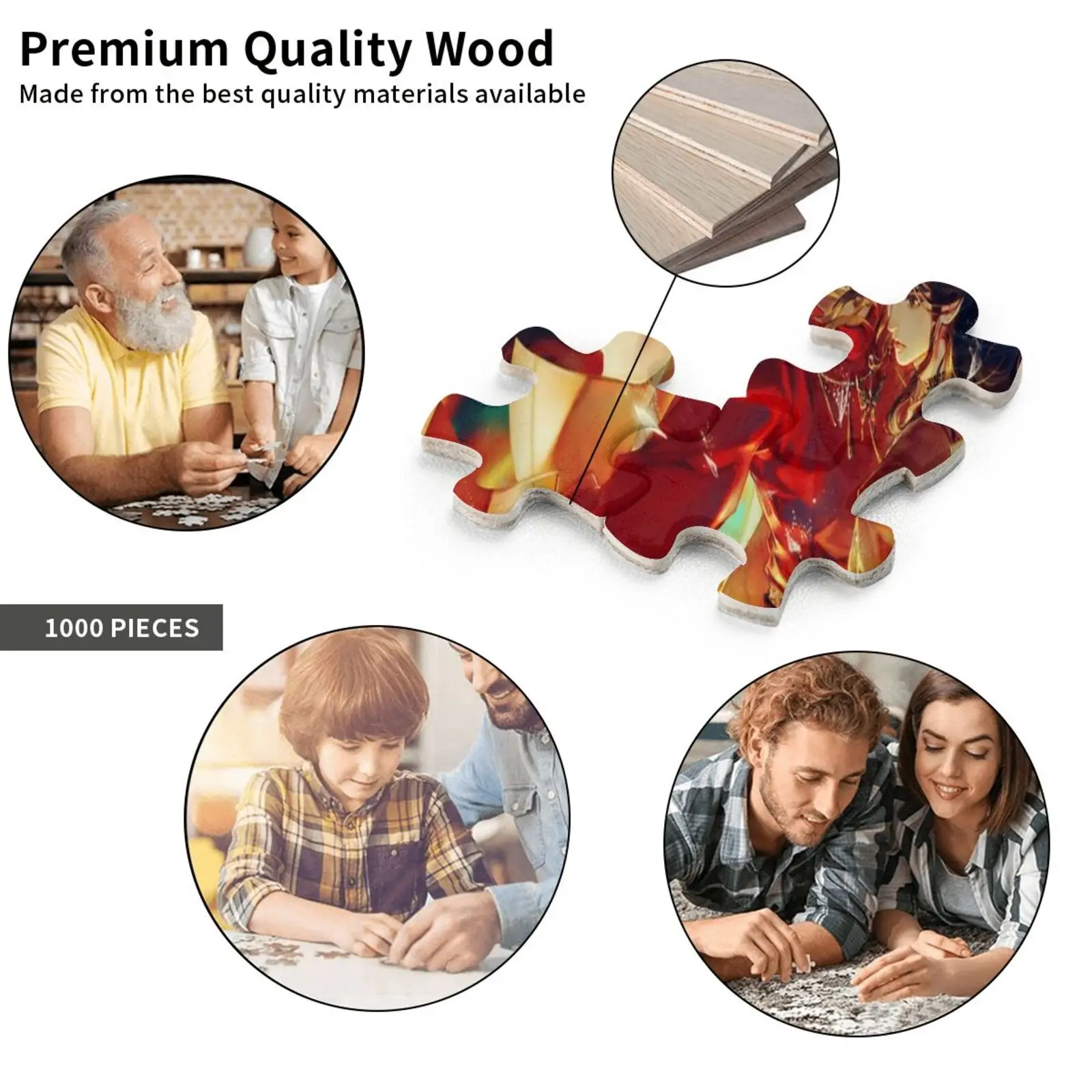 

Tianguan blessing Chinese style Pattern 300 500 1000 PCS Wood Jigsaw Puzzle Toy Wall Decor Picture Family Parent Child Games_h13