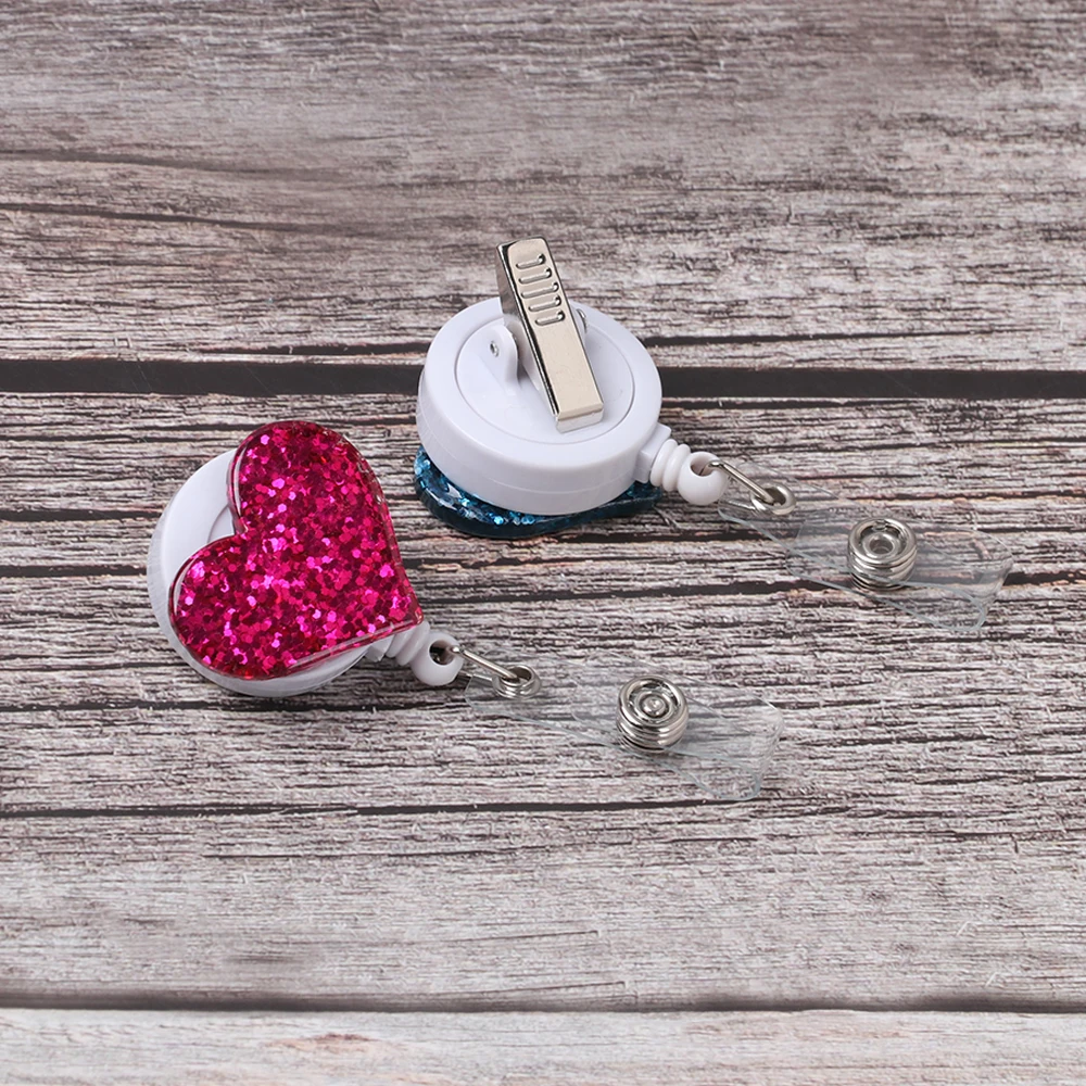 1 шт. выдвижной значок медсестры катушка Клип Модный горный хрусталь аксессуар