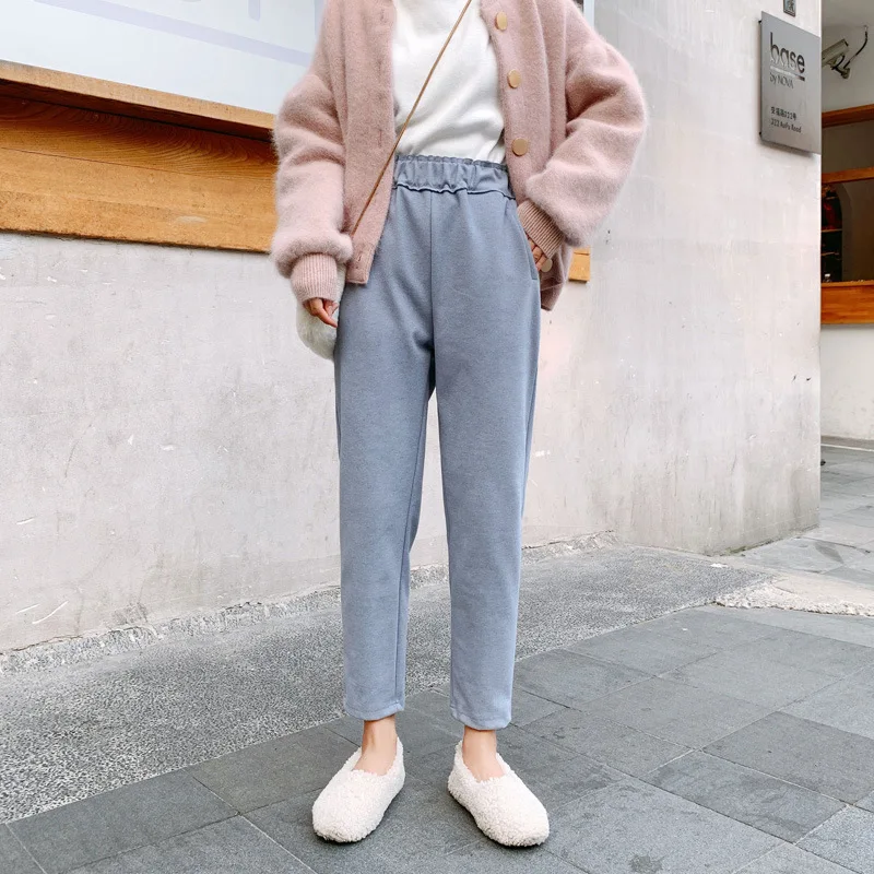 

Radish pants ladies high waist harem pants loose feet casual pants pants women streetwear
