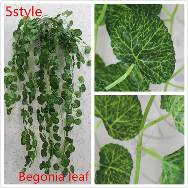 

1pcs 90cm Artificial Ivy Leaf Artificial Plants Green Garland Plants Vine Fake Foliage Home Decoration Wedding Party Decoration