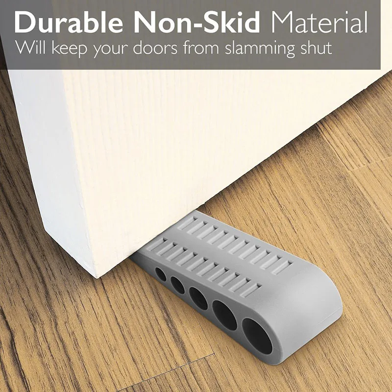 

1pc Safe Stopper Environmental Rubber Heavy Duty Extra Large Wide Door Wedge Floor Home Protector Stops Stoppers Hardware