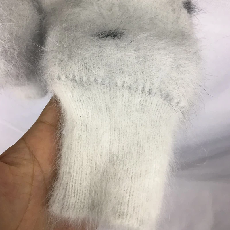 mink cashmere thick sweater women cashmere wave point pullovers knitted pure mink Customized color free shippingM20204