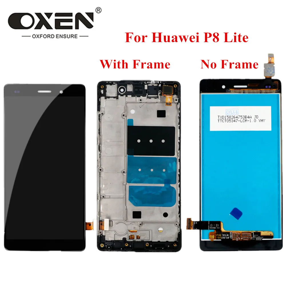 OXEN 5 0 &quotЖК экран для HUAWEI P8 Lite ЖК дисплей с рамкой Сенсорная панель дигитайзер